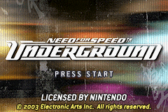 Need for Speed - Underground: Title